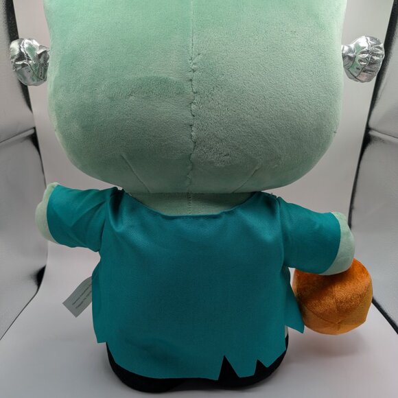Hello Kitty Frankenstein Door Greeter Plush 18" Green - Picture 2 of 8